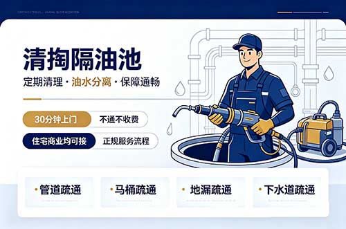 常宁清掏隔油池